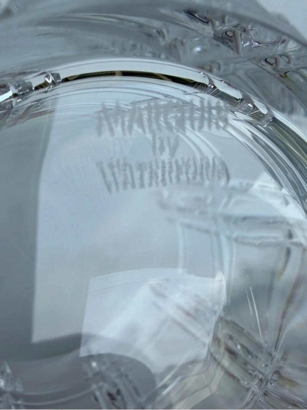 Marquis by Waterford Crystal Crosby Double Old Fashion 2-Piece Glass Set Plaid